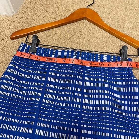 Banana Republic Cobalt Crosshatch Pencil Skirt Blue – Petite 2 - Picture 14 of 16